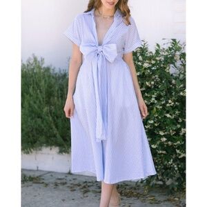 Renee Bow Shirt Dress